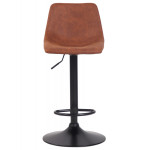 Paris Prix Tabouret De Bar Réglable Rotatif "Donny" 85-105cm Marron