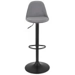 Paris Prix Tabouret De Bar Réglable Rotatif "Donovan" 107cm Gris