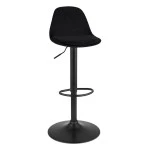 paris prix Tabouret de Bar Réglable Rotatif "Donovan" 107cm Noir