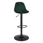 paris prix Tabouret de Bar Réglable Rotatif "Donovan" 107cm Vert