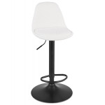 Paris Prix Tabouret De Bar Réglable Rotatif "Rufus" 107cm Blanc