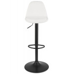 Paris Prix Tabouret De Bar Réglable Rotatif "Rufus" 107cm Blanc