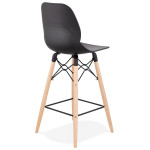 Paris Prix Tabouret De Bar Scandinave "Astral" 105cm Noir