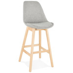 paris prix Tabouret de Bar Scandinave "Diana" 112cm Gris