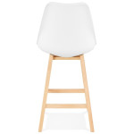 Paris Prix Tabouret De Bar Scandinave "Elise" 102cm Blanc
