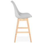 Paris Prix Tabouret De Bar Scandinave "Elise" 102cm Gris