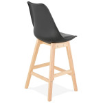 Paris Prix Tabouret De Bar Scandinave "Elise" 102cm Noir