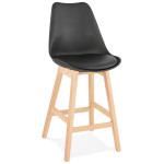 paris prix Tabouret de Bar Scandinave "Elise" 102cm Noir