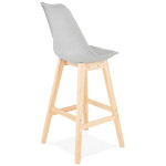Paris Prix Tabouret De Bar Scandinave "Elise" 112cm Gris