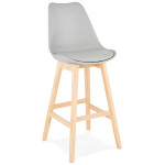 paris prix Tabouret de Bar Scandinave "Elise" 112cm Gris