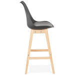 Paris Prix Tabouret De Bar Scandinave "Elise" 112cm Noir