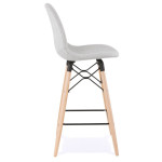 Paris Prix Tabouret De Bar Scandinave "Jelena" 107cm Gris