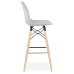 Paris Prix Tabouret De Bar Scandinave "Jelena" 111cm Gris