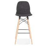 Paris Prix Tabouret De Bar Scandinave "Jelena" 111cm Gris Foncé