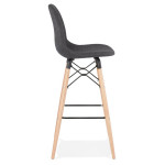 Paris Prix Tabouret De Bar Scandinave "Jelena" 111cm Gris Foncé