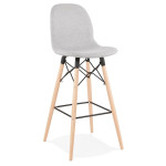 paris prix Tabouret de Bar Scandinave "Jelena" 111cm Gris
