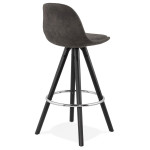 Paris Prix Tabouret De Bar Scandinave "Miro" 87cm Gris & Noir