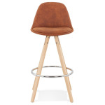 Paris Prix Tabouret De Bar Scandinave "Miro" 87cm Marron & Naturel