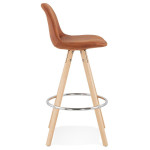 Paris Prix Tabouret De Bar Scandinave "Miro" 87cm Marron & Naturel