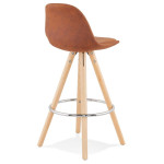 Paris Prix Tabouret De Bar Scandinave "Miro" 87cm Marron & Naturel