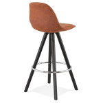 Paris Prix Tabouret De Bar Scandinave "Miro" 87cm Marron & Noir