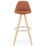 Paris Prix Tabouret De Bar Scandinave "Miro" 97cm Marron & Naturel
