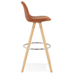 Paris Prix Tabouret De Bar Scandinave "Miro" 97cm Marron & Naturel