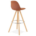 Paris Prix Tabouret De Bar Scandinave "Miro" 97cm Marron & Naturel