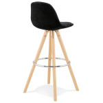 Paris Prix Tabouret De Bar Scandinave "Miro" 97cm Noir & Naturel