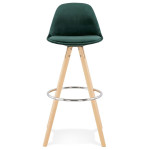 Paris Prix Tabouret De Bar Scandinave "Miro" 97cm Vert & Naturel