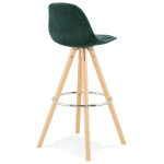 Paris Prix Tabouret De Bar Scandinave "Miro" 97cm Vert & Naturel