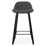 Paris Prix Tabouret De Bar "Talik" 86cm Gris Foncé & Noir