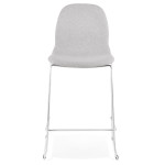 Paris Prix Tabouret De Bar "Tanjan" 101cm Gris & Chromé