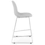 Paris Prix Tabouret De Bar "Tanjan" 101cm Gris & Chromé