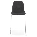 Paris Prix Tabouret De Bar "Tanjan" 101cm Gris Foncé & Chromé