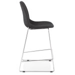 Paris Prix Tabouret De Bar "Tanjan" 101cm Gris Foncé & Chromé