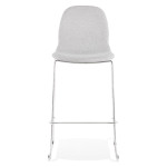 Paris Prix Tabouret De Bar "Tanjan" 111cm Gris & Chromé