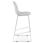 Paris Prix Tabouret De Bar "Tanjan" 111cm Gris & Chromé