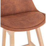 Paris Prix Tabouret De Bar "Vars" 113cm Marron & Naturel