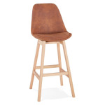 paris prix Tabouret de Bar "Vars" 113cm Marron & Naturel