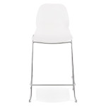 Paris Prix Tabouret De Bar "Zeland" 101cm Blanc & Chromé