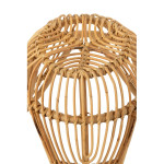 Paris Prix Tabouret Design En Rotin "Léa" 44cm Naturel