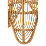 Paris Prix Tabouret Design En Rotin "Léa" 44cm Naturel