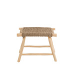 Paris Prix Tabouret Design En Teck "Timo" 60cm Naturel