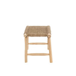 Paris Prix Tabouret Design En Teck "Timo" 60cm Naturel
