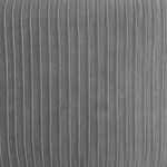 Paris Prix Tabouret Design En Velours "Solaro" 41cm Gris