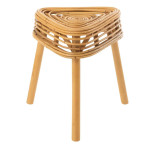 paris prix Tabouret en Rotin "Triangulaire" 42cm Naturel