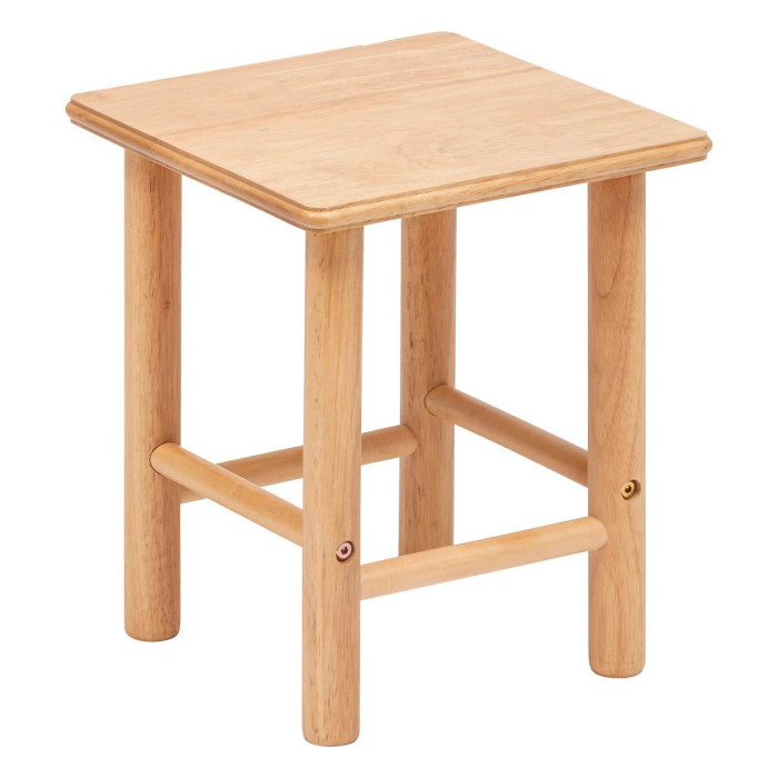 Paris Prix Tabouret Enfant En Bois 'Hévéa" 32cm Naturel
