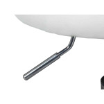 Paris Prix Tabouret Pivotant Design "Pivoar" 50-66cm Blanc