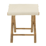 Paris Prix Tabouret Pliable Bambou "Stool" 42cm Naturel
